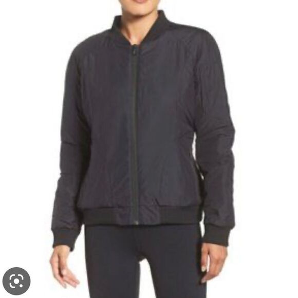 Northface rydell bomber jacket/coat crop short sz small tnf black - Picture 11 of 11